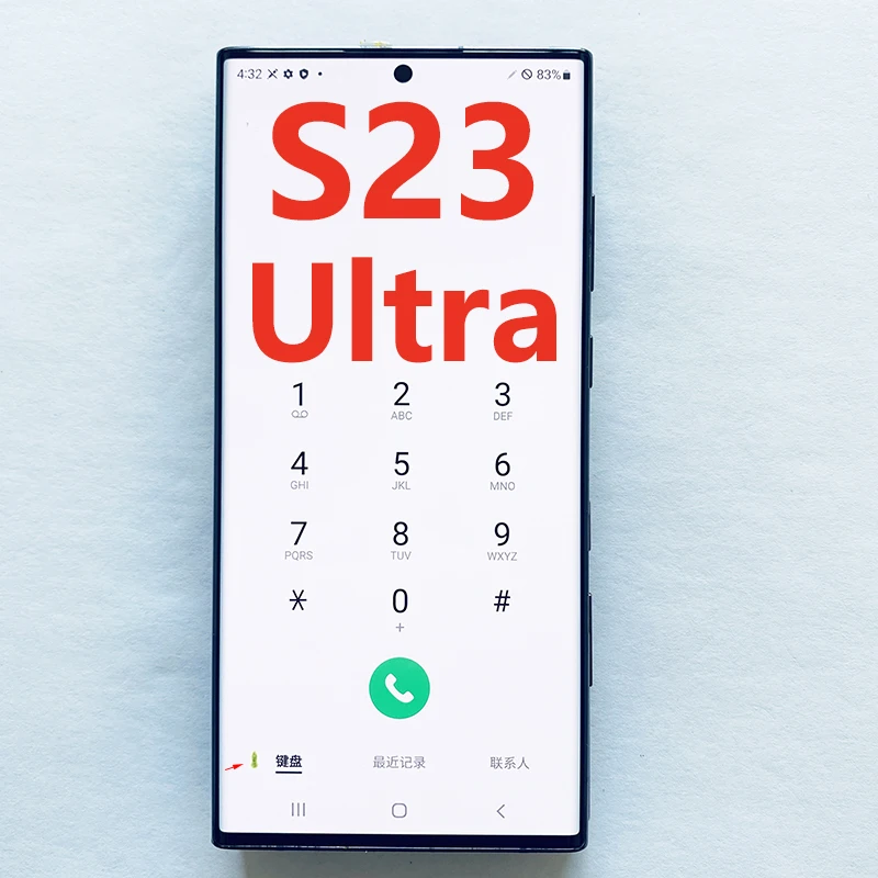 Z zarysowaniami AMOLED S23 Ultra LCD do Samsung S23 ultra S918U S918B S918W Wyświetlacz LCD Ekran dotykowy z ramką Digitizer Assember