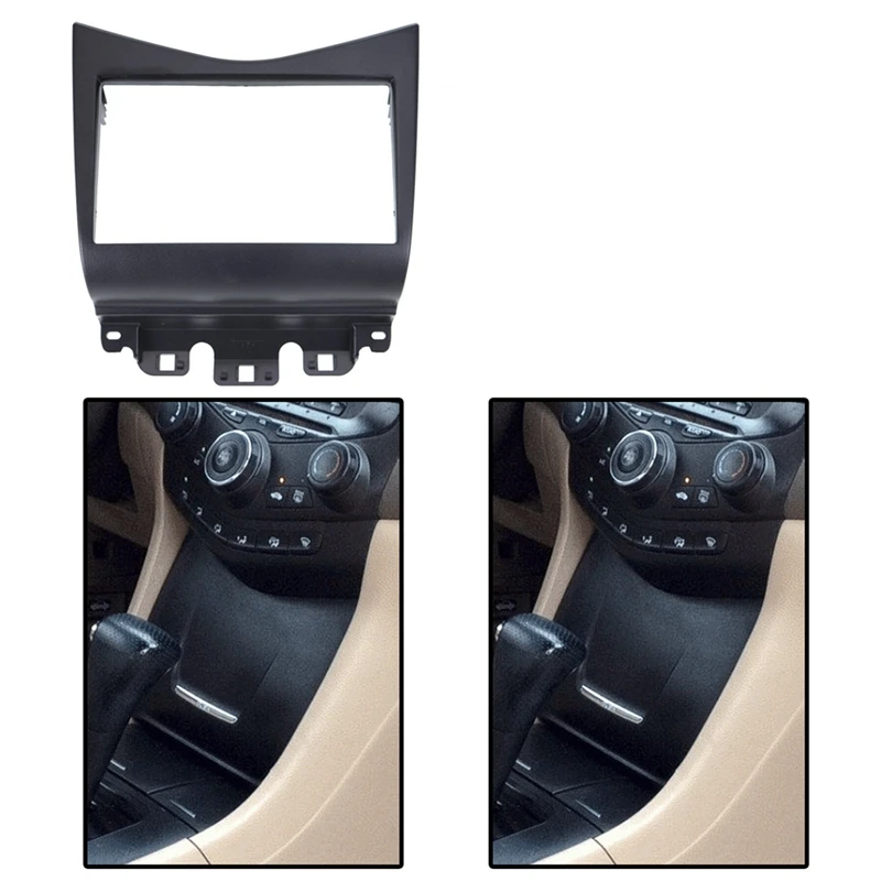 Double Din Fascia For Honda Accord 02-07 Radio DVD Stereo CD Panel Dash Mounting Installation Trim Kit Face Frame Fasica