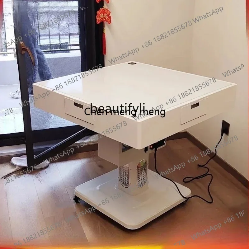 

84 small size mahjong machine folding automatic rotor roller coaster ultra-thin mahjong table small apartment silent LHY26