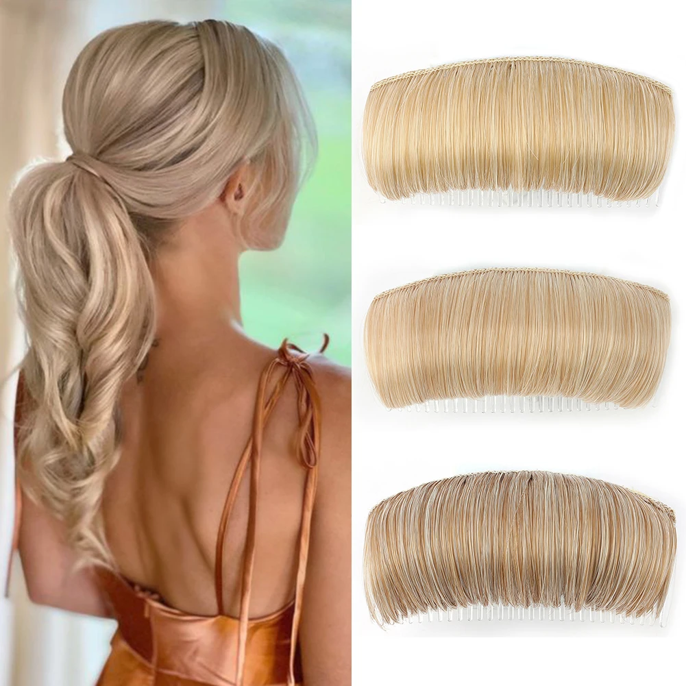 

Невидимая накладка для волос из синтетических волос, придающая объем, пышность и упругость, для укладки, для женщин