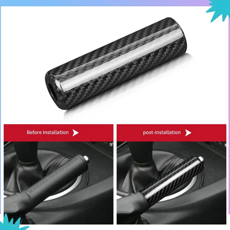 ABZW автомобильный чехол для ручного тормоза из углеродного волокна, наклейки для ручного тормоза для Mazda MX-5 2006-2015, аксессуары, запчасти