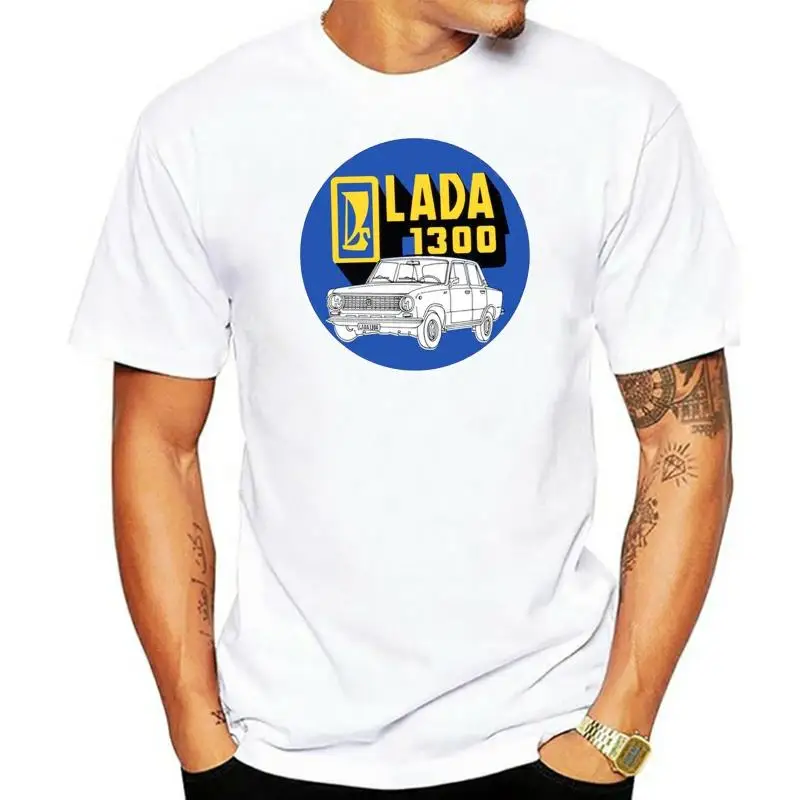 T Shirt T-Shirt Lada Niva Vintage Lada 1300 Dealer Russian Car Off-Road 4X4 New Men 2022 Summer Tops Make T Shirts