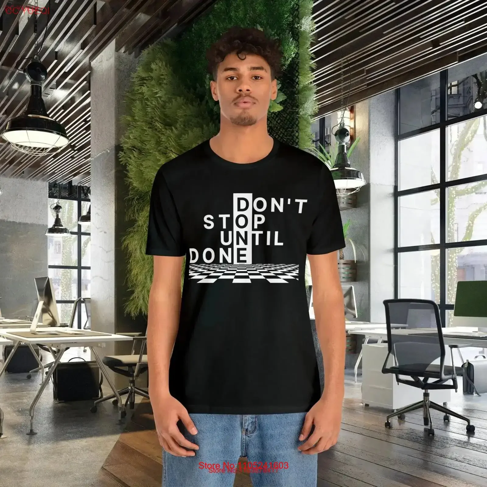 Don't Stop Until Done T Shirt Coding Scrum For Boyfriend Husband Coworker Checkerboard Motivational Him Her vintage Washed