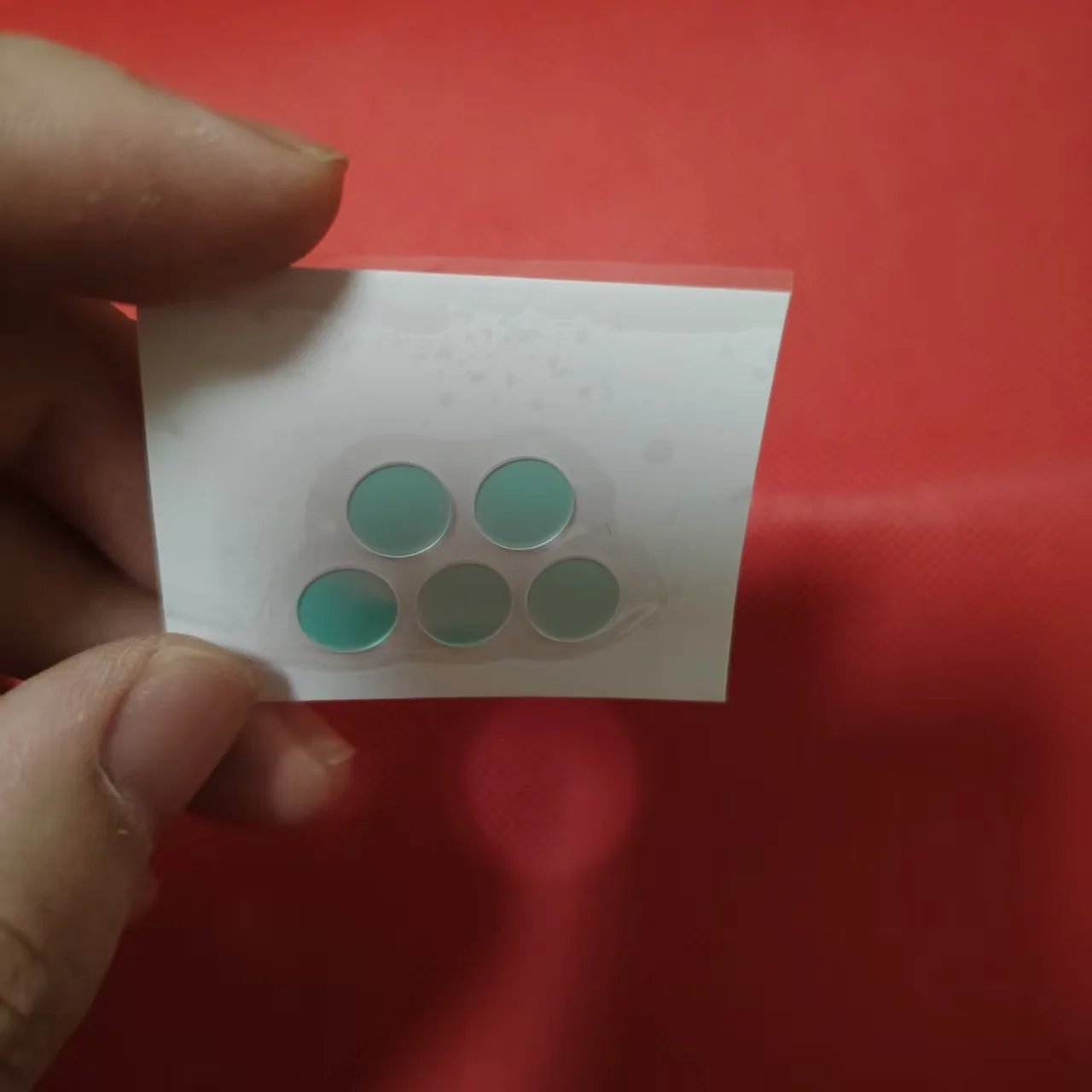 5Pcs 650nm IR Infrared Filter Narrow Bandpass Filter Lens Round Diameter 5.8-11mm