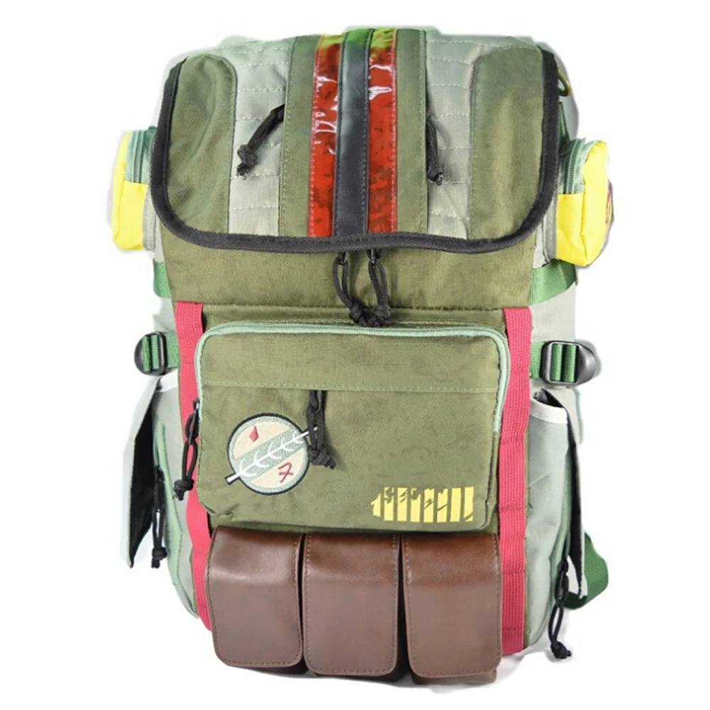 Boba Fett – sac à dos de voyage en cuir PU pour hommes et femmes, sac d'école imprimé 3D, cadeau