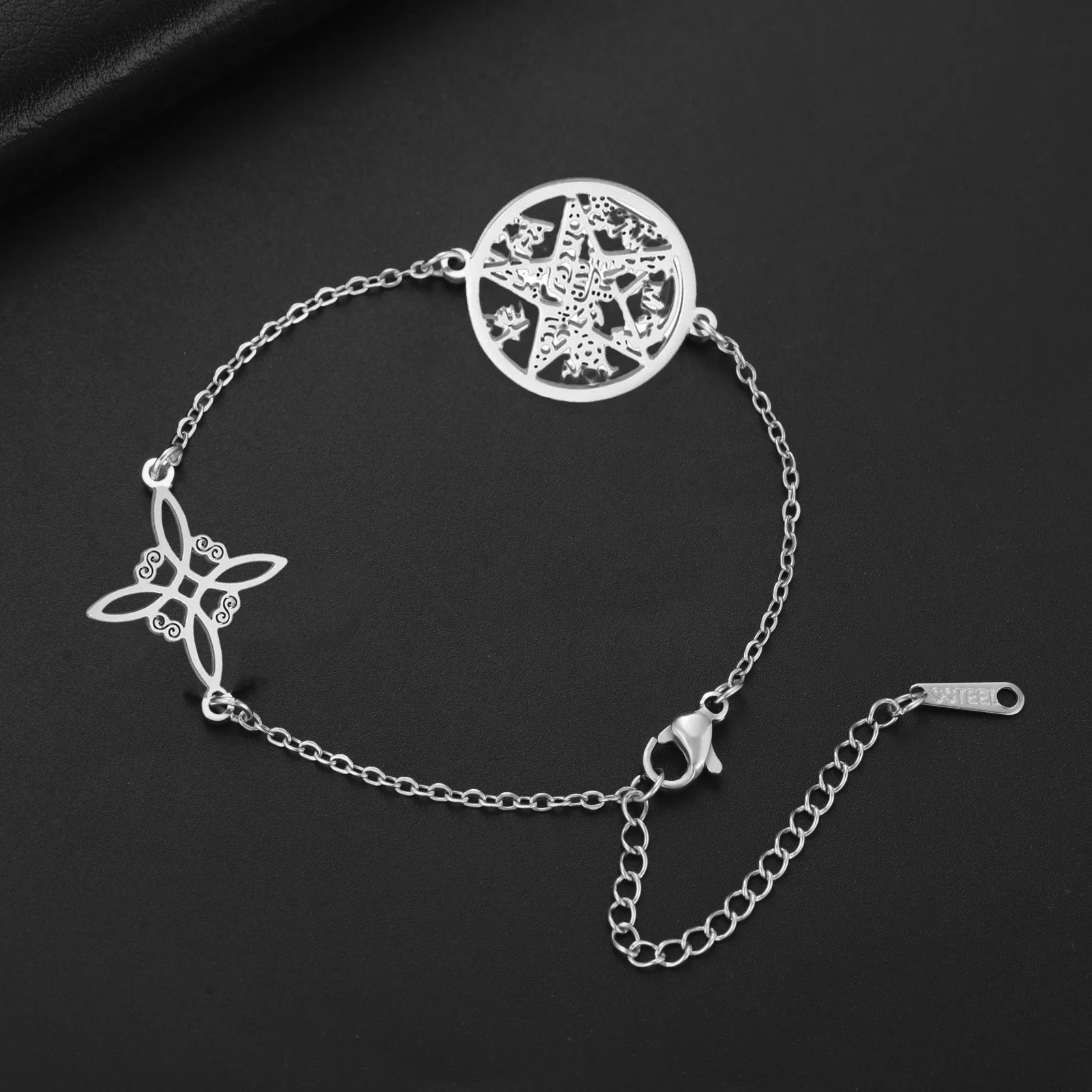Celtic Knot Pendant Tetragrammaton Pentacle Necklace for Men Pentagram Protection Amulet Wicca Jewelry
