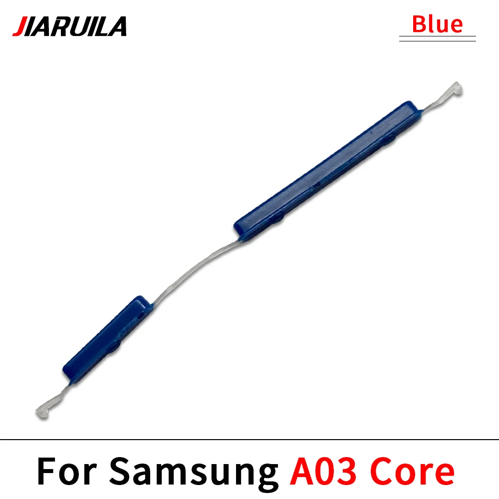 5Pcs,New For Samsung A03 A03S A03 Core Power Button Key + Volume Side Button Keys Replacement Part