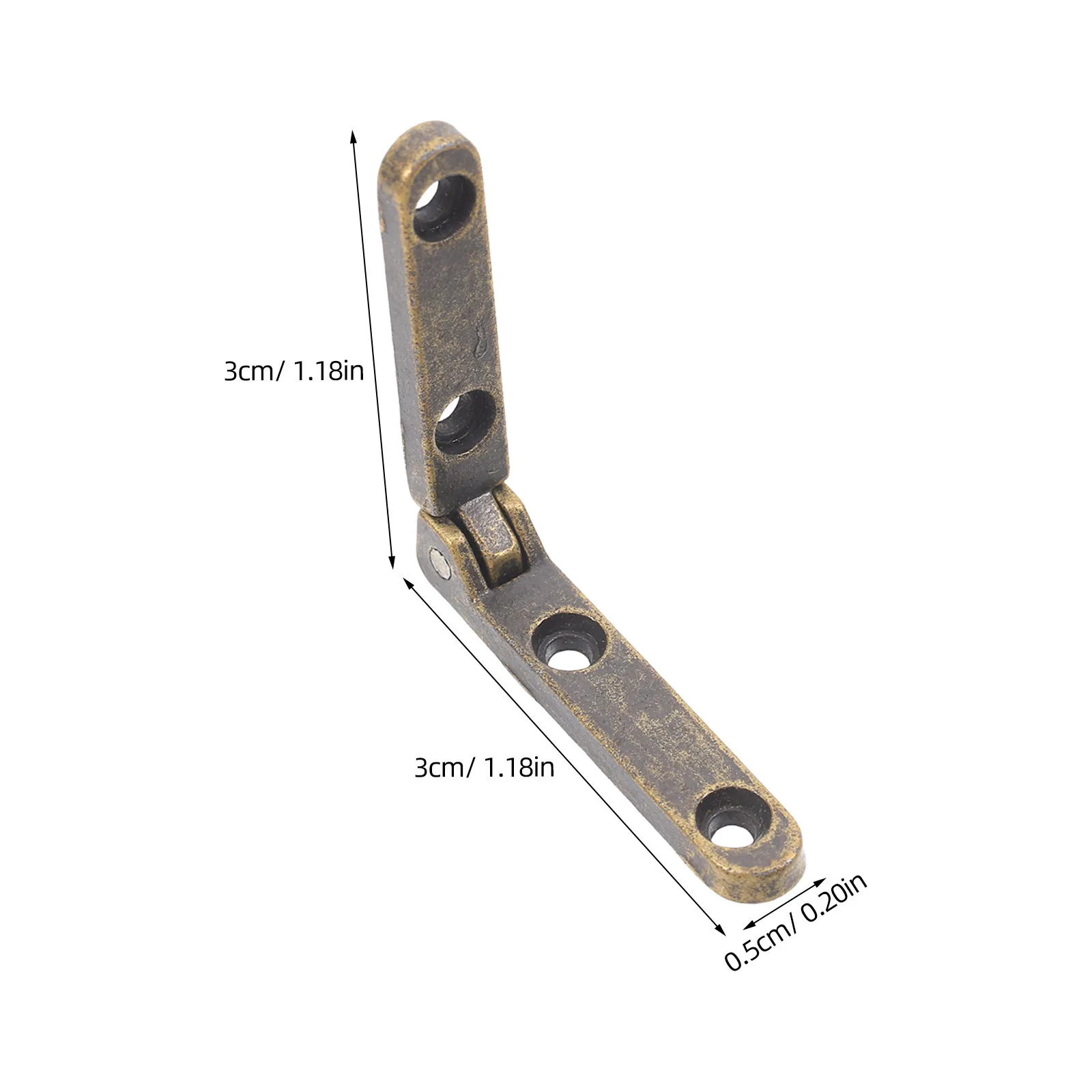 12 قطعة مفصلات سبائك الزنك صناديق خشبية حالات المجوهرات الأثاث عملية سلسة الثقيلة دعم المفصلي الصدر الزخرفية