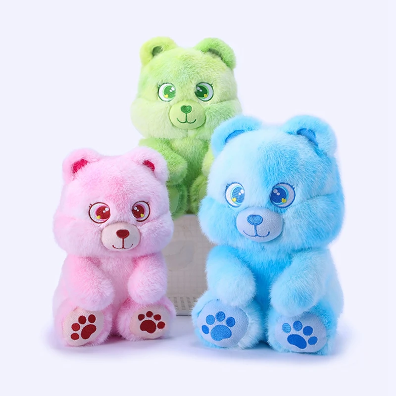 

25/30CM Kawaii Cartoon Simulation Anime Stuffed Plush Toys Cute Bear Plush Toys Candy Bear Handmade Dolls Kids Festival Gifts
