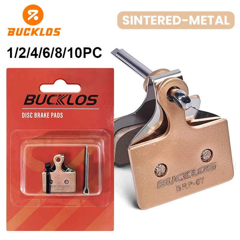 AliExpress BUCKLOS BRP-07 Sintered Metal Brake Pads MTB Road Bike Cycling Hydraulic Brake Disc Pad for SHIMANO K05S Bicycle Disk Brake Pads