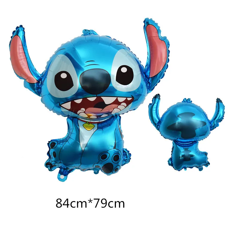 Disney Lilo&Stitch Pink Foil Balloon Boy Girl Birthday Party Decorations Inflatable Helium Globos Baby Shower DIY Party Supplies