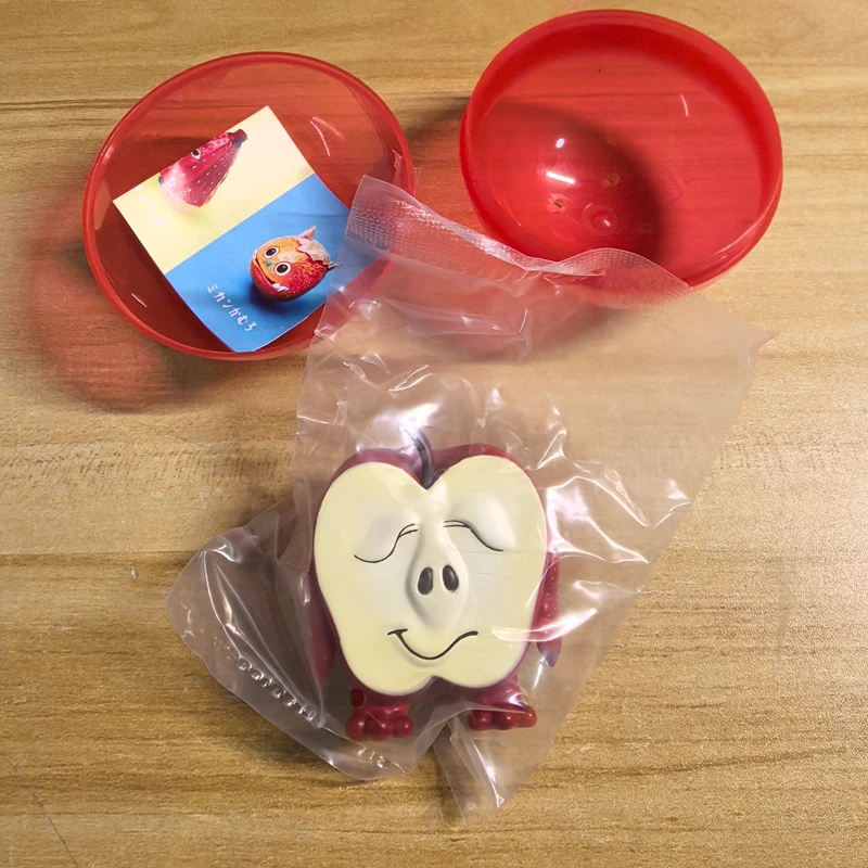 Original Qualia Gashapon Kapsel Spielzeug Obst Monster Banane Apfel Cantaloupe Action Figur Nette Kawaii Miniatur Modell Figur