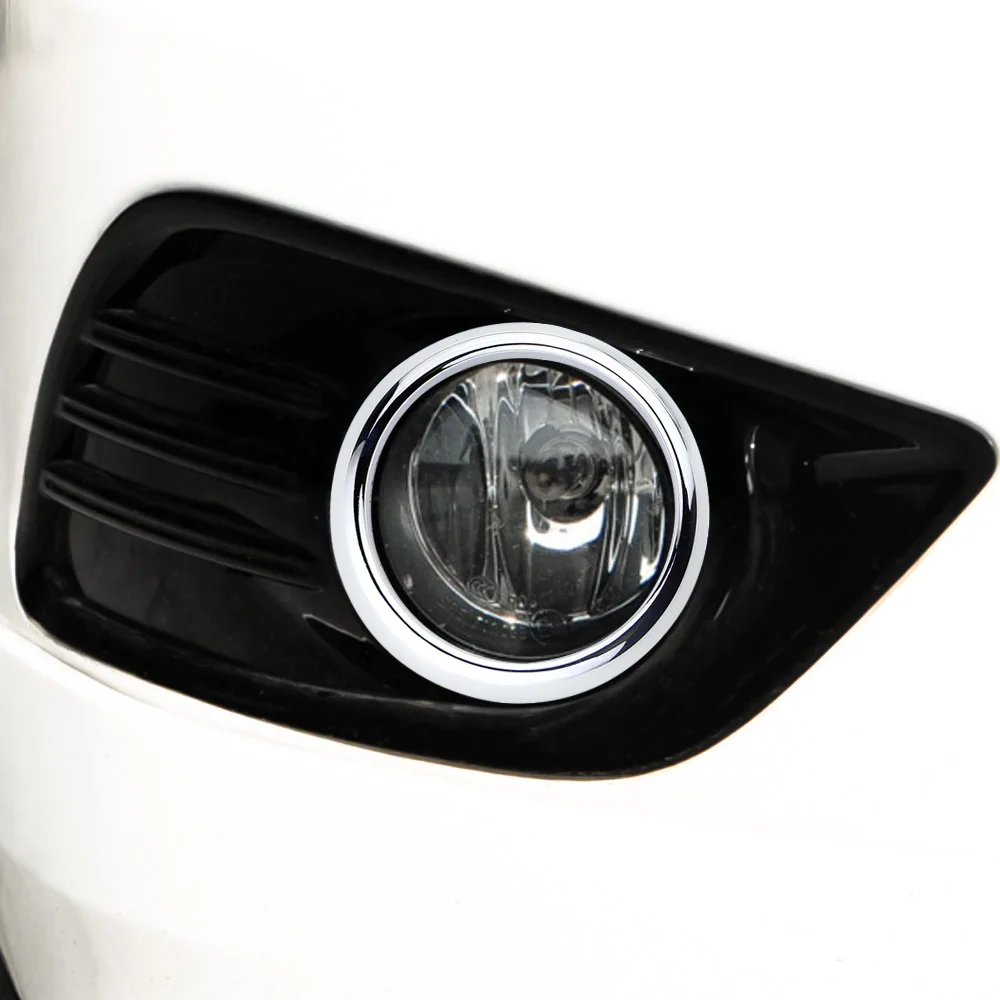 Cat Front Fog Light Lamp Cover Trim for Ford Focus 2 MK2  2005 2006 2007-2011 ABS Chrome Accessories 2pcs