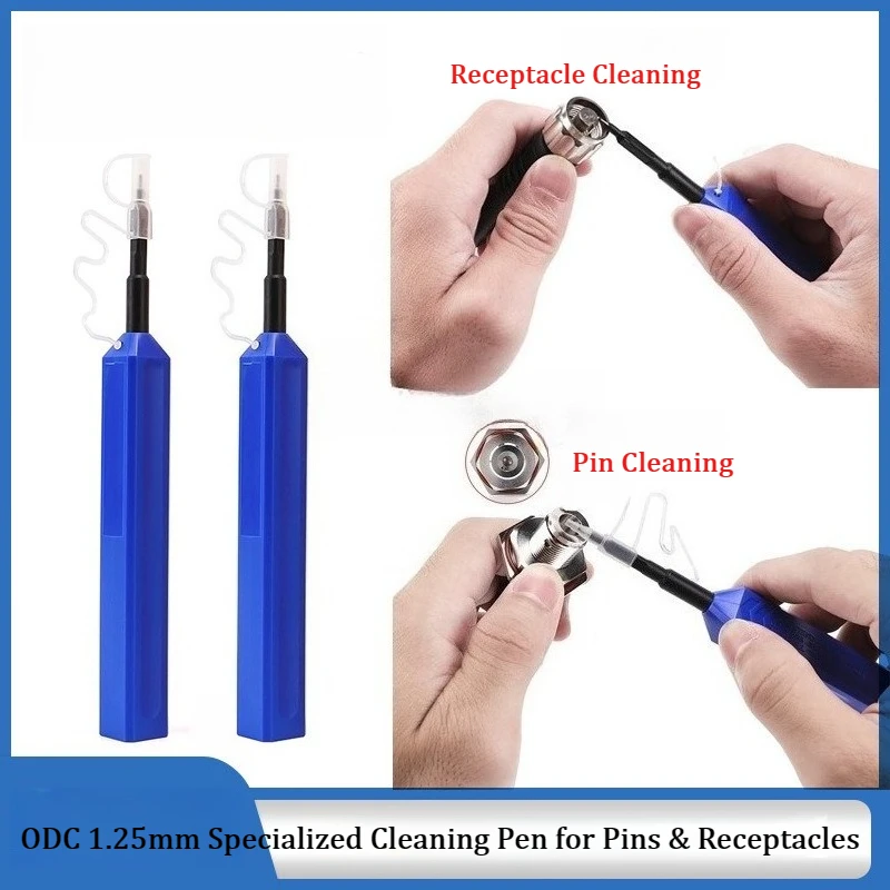 Optical Fiber Cleaning Pen for ODC Connector with 1.25mm Ferrule