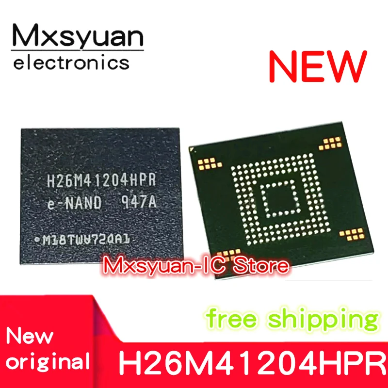 5PCS~20PCS/LOT H26M41204HPR H26M41204 EMMC BGA153 100% New original stock