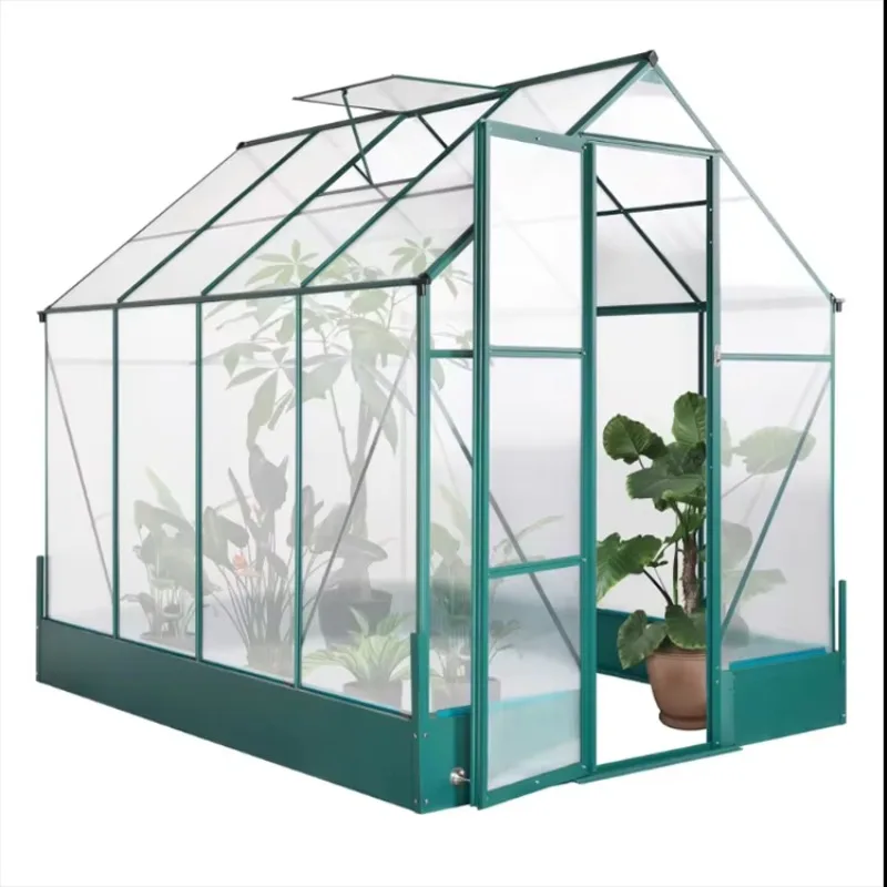 

Single Aluminum Winter Garden Greenhouse Sunroom Atrium Solarium with Customizable Glass Small Agricultural Greenhouse