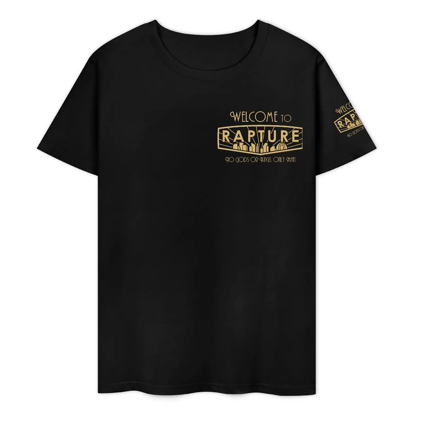 Fresh Bioshock Rapture Essential For Sale Y T-shirt  Movement Chest and Cuff T-shirts Creative Casual Fitness Eur Size