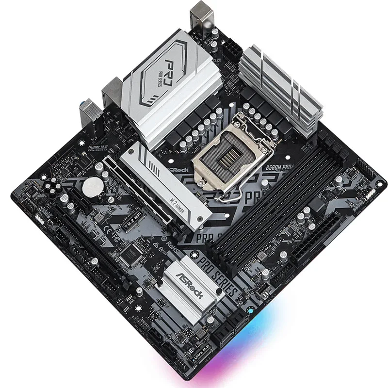 لوحات أم مع محرك يو إس بي Pro4 ، LGA ، DDR4 ، GB للوحة الرئيسية لسطح المكتب Intel B560 ، M.2 NVME ، SATA III ، USB