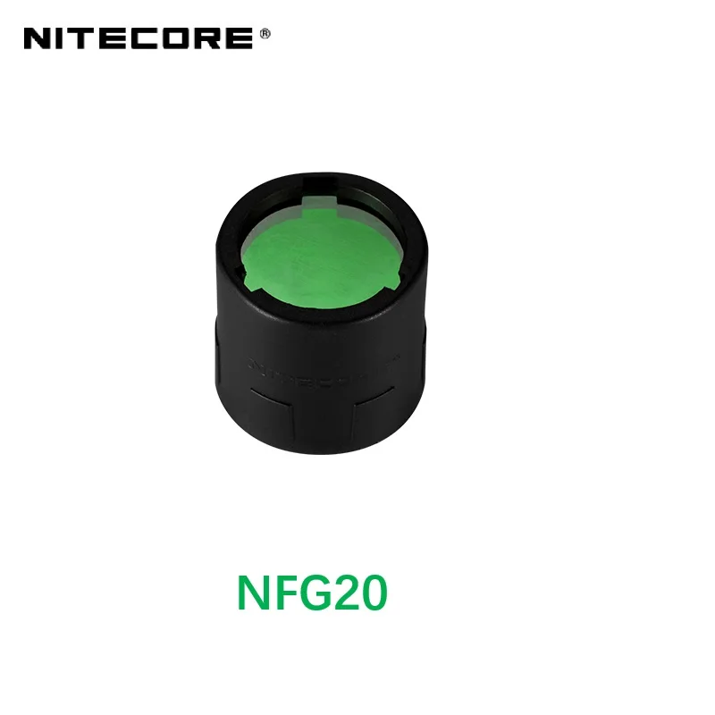 NITECORE NFG20 NFR20 NFB20 Flashlight Color Filter Applicable for Flashlights with a 19.7mm Head Diameter