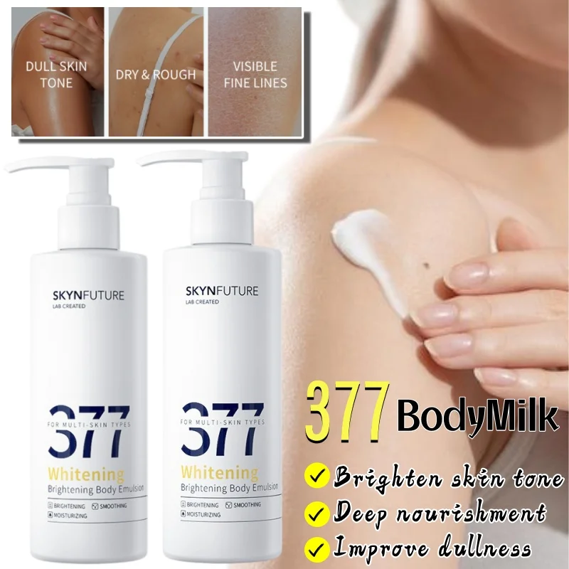 377 Brightening Body Lotion Niacinamide Moisturizing Hydrating Smoothing Improve Dull Skin For Full Body Care Nourish The Skin
