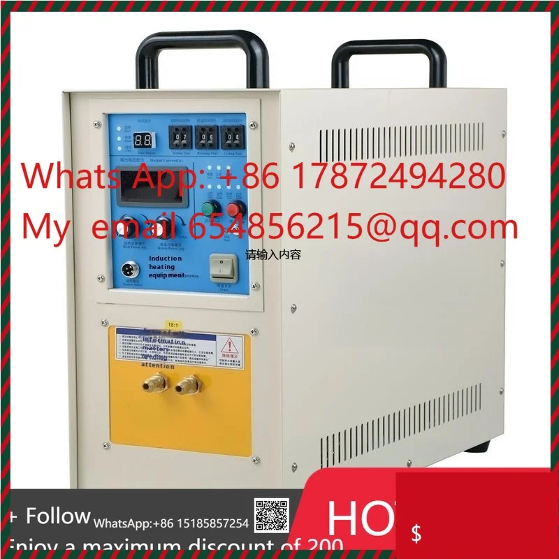 High Frequency Induction Heating Machine Brazing Small Welding Quenching Annealing Heat Melting Equipment Handheld Copper Tube