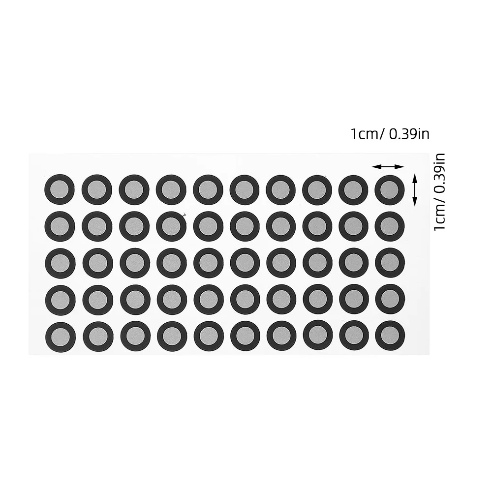 5/10 Sheets Scanner Reflective Film 3d Scanning Marker Dot Reference Point Markers 6mm Diffuse Reflection Marker/dot Sticker