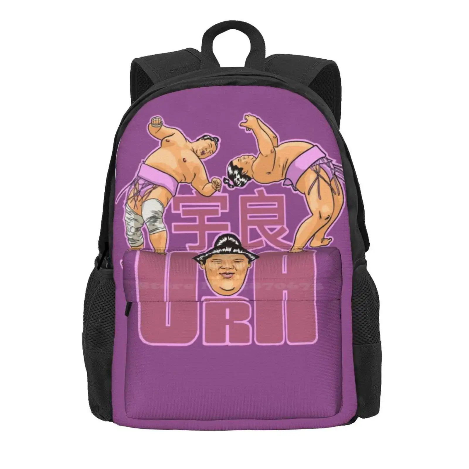 Ura Japanese Sumo Wrestler Hot Sale Schoolbag Backpack Fashion Bags Japan Sumo Wrestling Sumo Wrestler