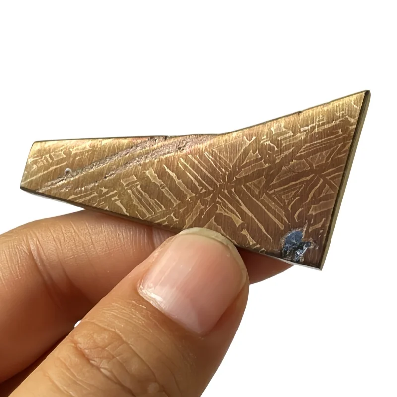 22.7g Muonionalusta meteorite slice Natural iron meteorite material specimen Meteorite slice Collection -TC765
