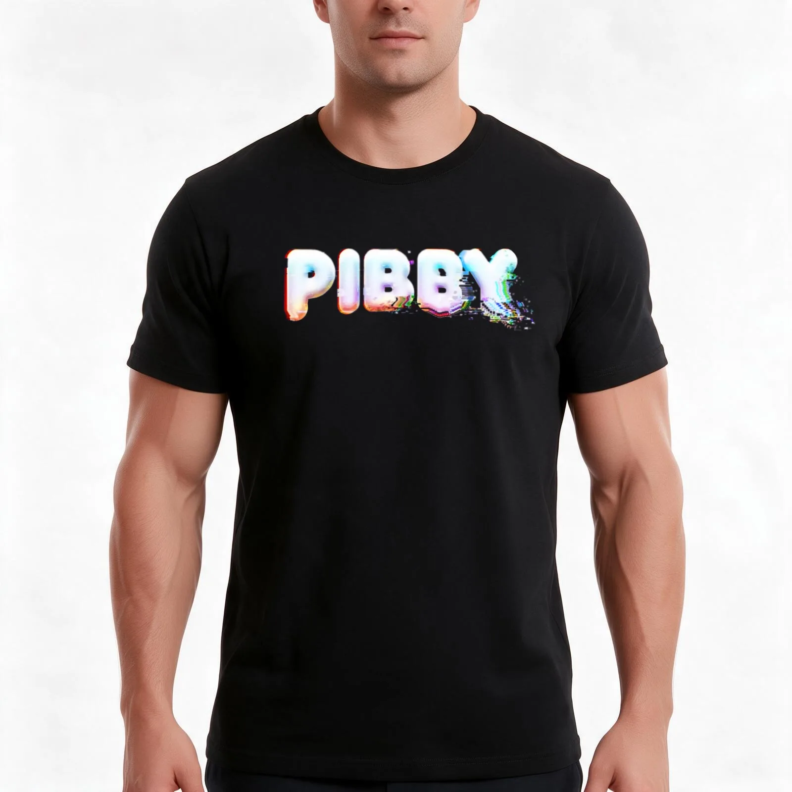 Come and Learn with Pibby! T-Shirt Summer Casual Cotton Tee Oversized Streetwear Tops Vintage Graphic Print Unisex Men Women