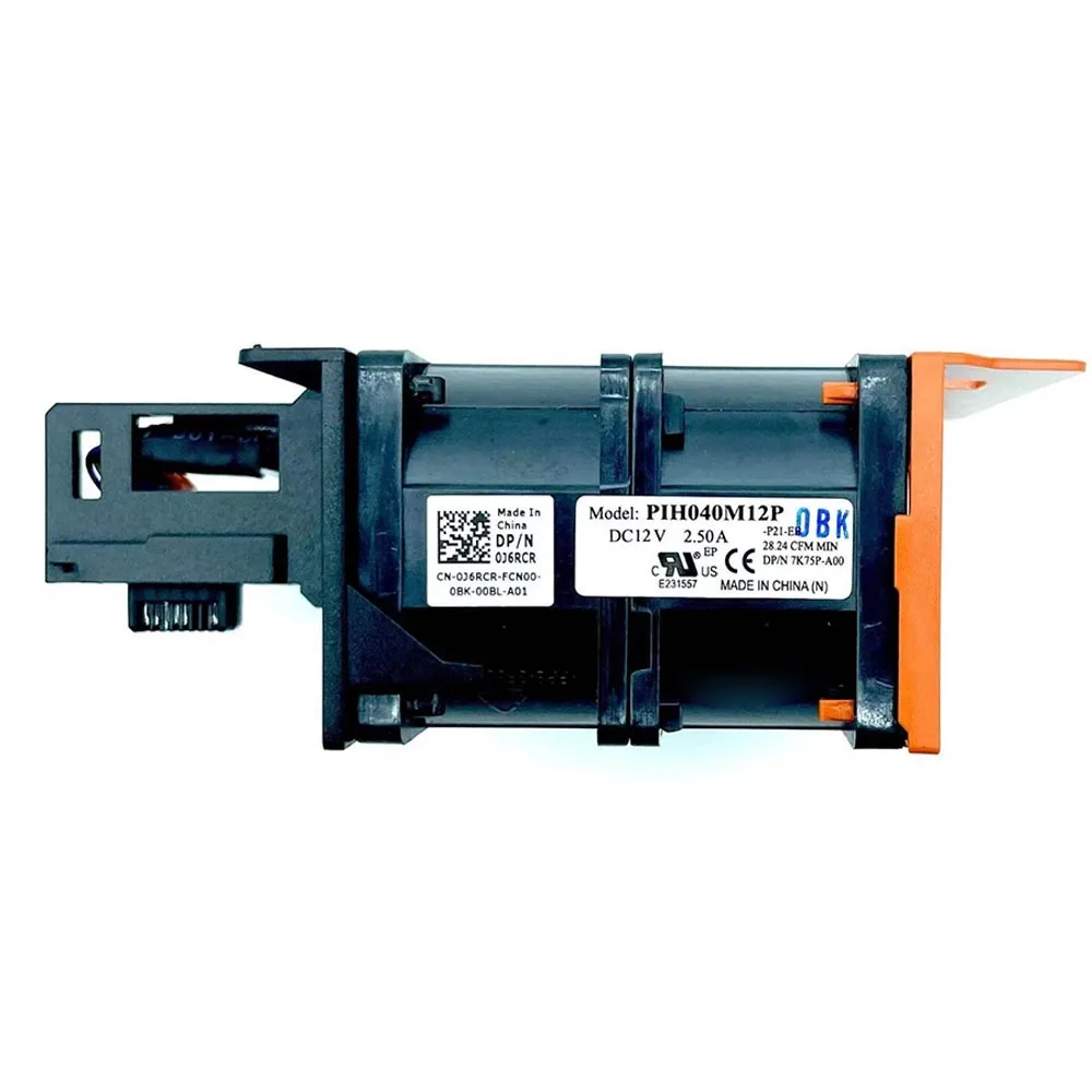 Server Fan For DELL For PowerEdge R6525 R650 0J6RCR J6RCR PIH040M12P-P21-EB 07K75P 7K75P-A00 DC12V 2.50A