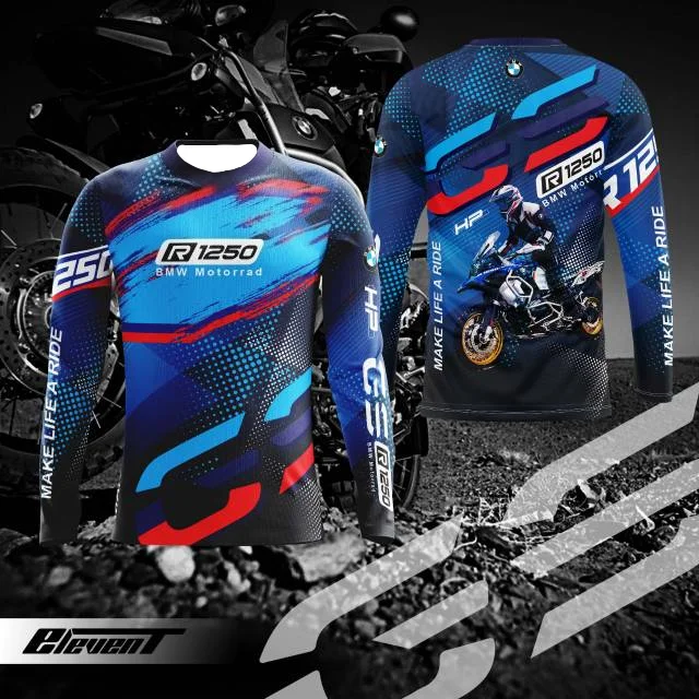 

BMW Быстросохнущая новая высококачественная роскошная брендовая повседневная футболка с длинными рукавами 2025-26, Bimmer, профессиональный велосипедный костюм, топ Moto