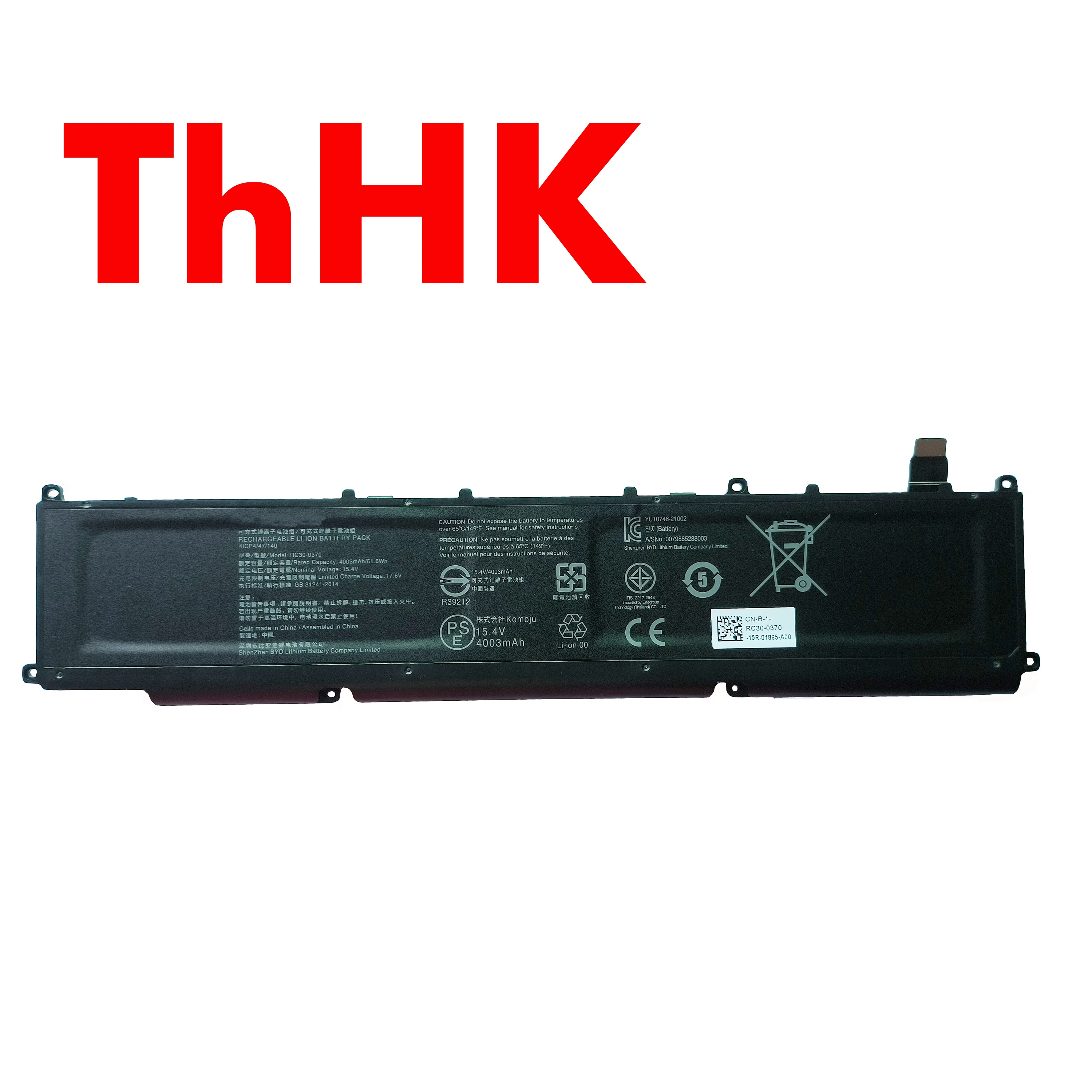 Genuine Original 61.6WH RC30-0370 Latop Battery For Razer Blade Ryzen 14