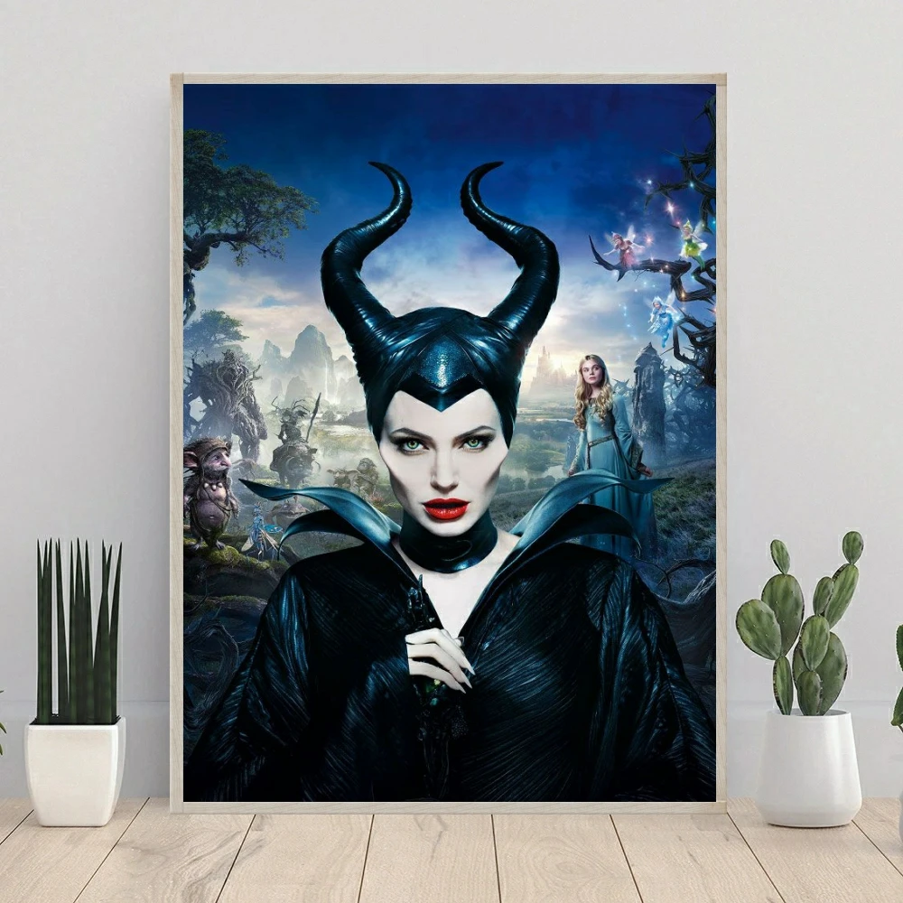 Maleficent 5D Diamond Painting Disney Cartoon Cross Stitch Kits Embroidery Handicraft Mosaic Picture of Rhinestones Home Decor