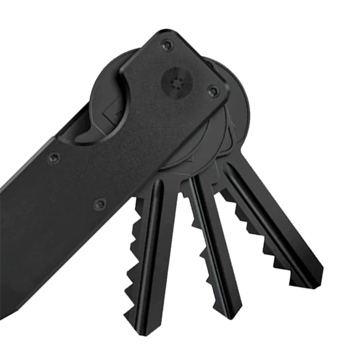 AAA87 Bloco Anti-Roubo de Alumínio Homens Chave Organizador Metal Chaveiro Mulheres Minimalista Chave Caso Titular