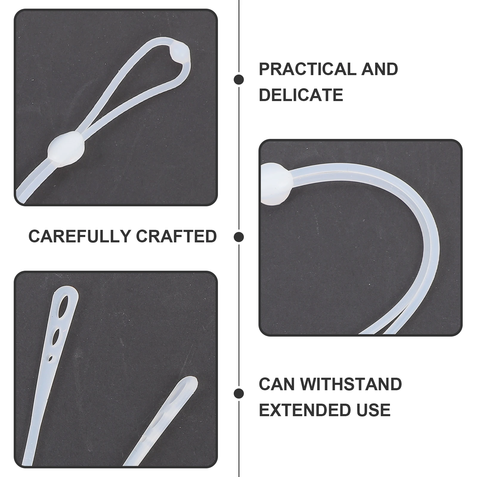 

Eyelash Tweezers Silicone Wristbands for Extensions Tools Anti-Slip Lash Accessories eyelash curler mascara brush