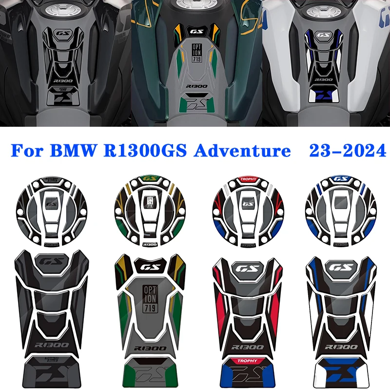 

R1300GS Accessories Tank Mat 3D Epoxy Resin Protection Sticker Kit For BMW R1300 GS R 1300GS 2023 2024