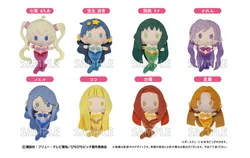 Bandai Mermaid Melody Action Figures modello Luchia Hanon peluche Doll Mini Doll Badge Combination