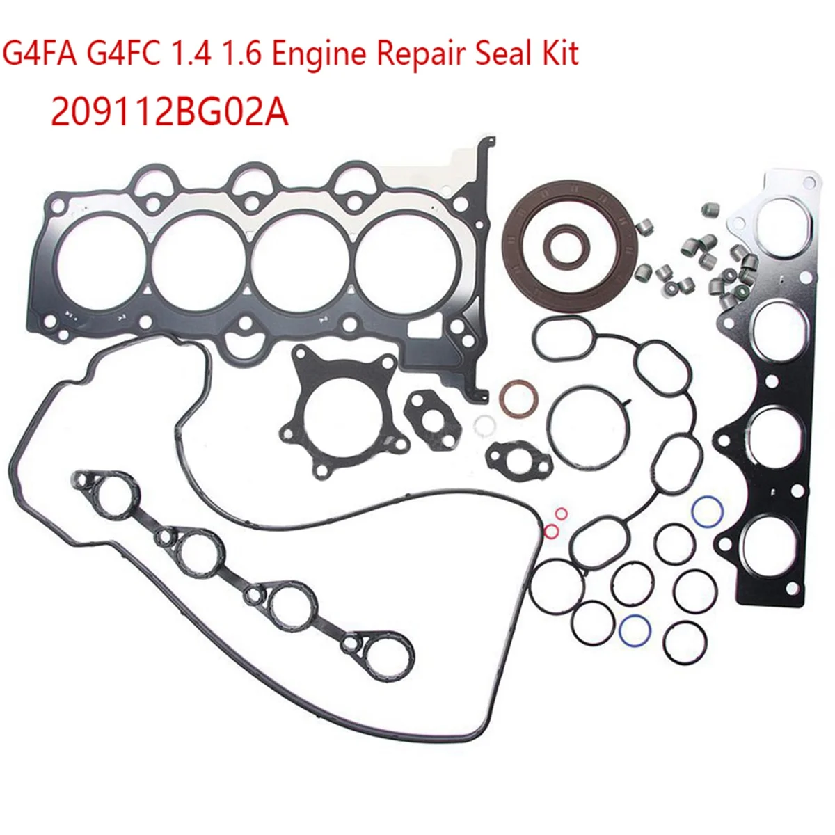 G4FA G4FC 1.4 1.6 Engine Repair Seal Kit for Hyundai for KIA Rebuilding Kits 209112BG02A