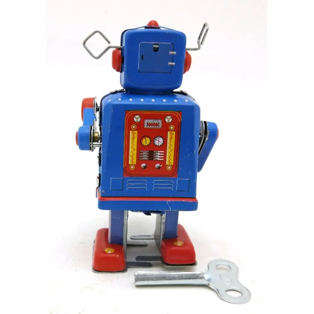 robo-batedor-de-tambores-robo-andante-de-corda-estilo-retro-metal-mecanico-figuras-divertidas-para-brincar-vintage