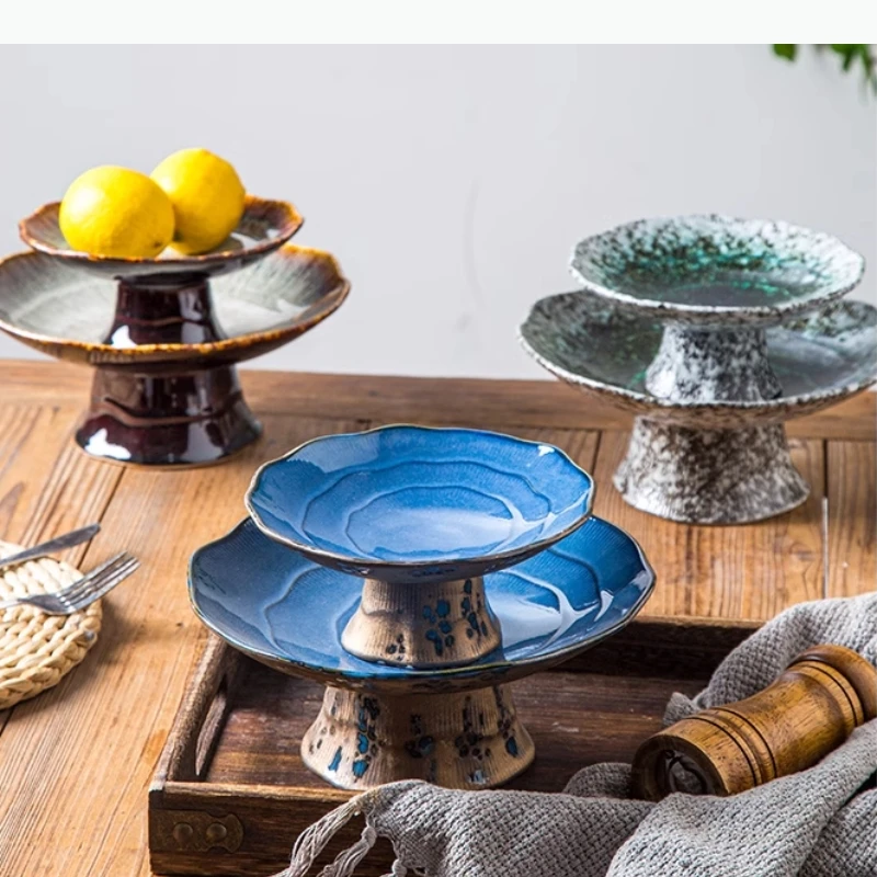 

Поднос для чая с высокой ножкой, десертная тарелка, блюдо Dim Sum, обеденная тарелка, тарелки для суши с сухофруктами, подставка для торта, поднос для закусок, фрукты