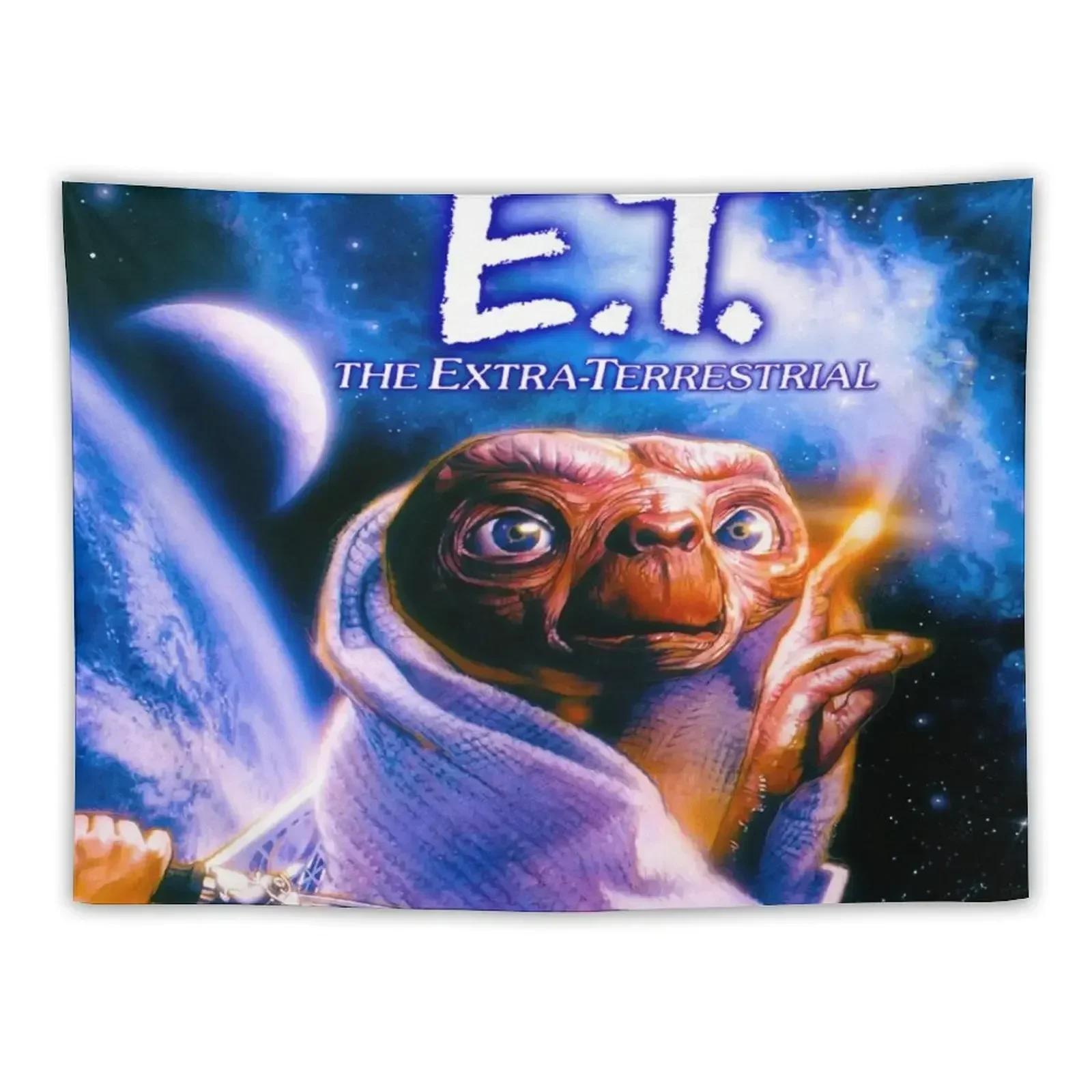 E.T. The Extra Terrestrial (1982) Movie Tapestry Wall Tapestries Wall Hanging Tapestry