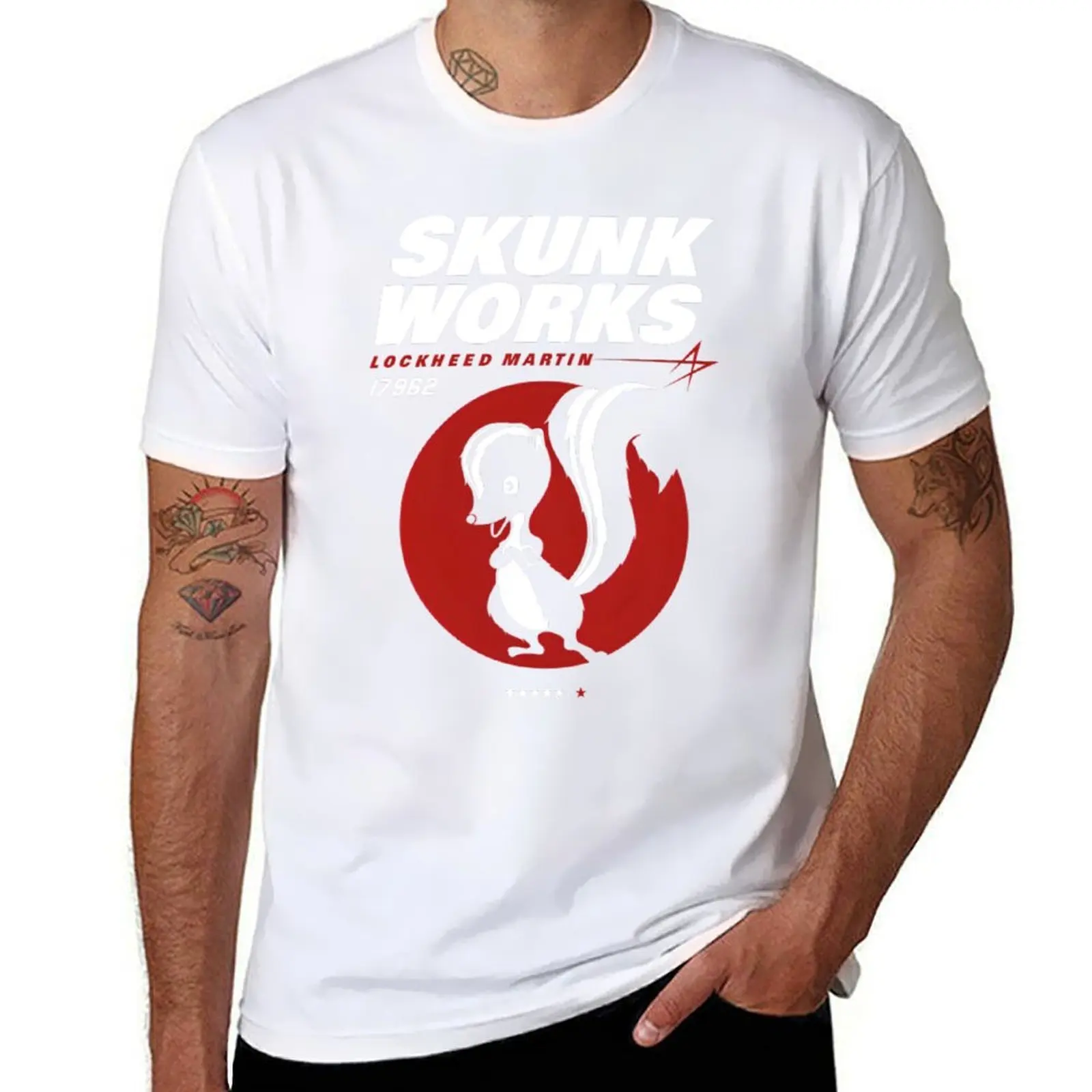 

Lockheed Skunk Works - Skunk Works T-Shirt essential t shirt men t shirt cotton 100% T-Shirt