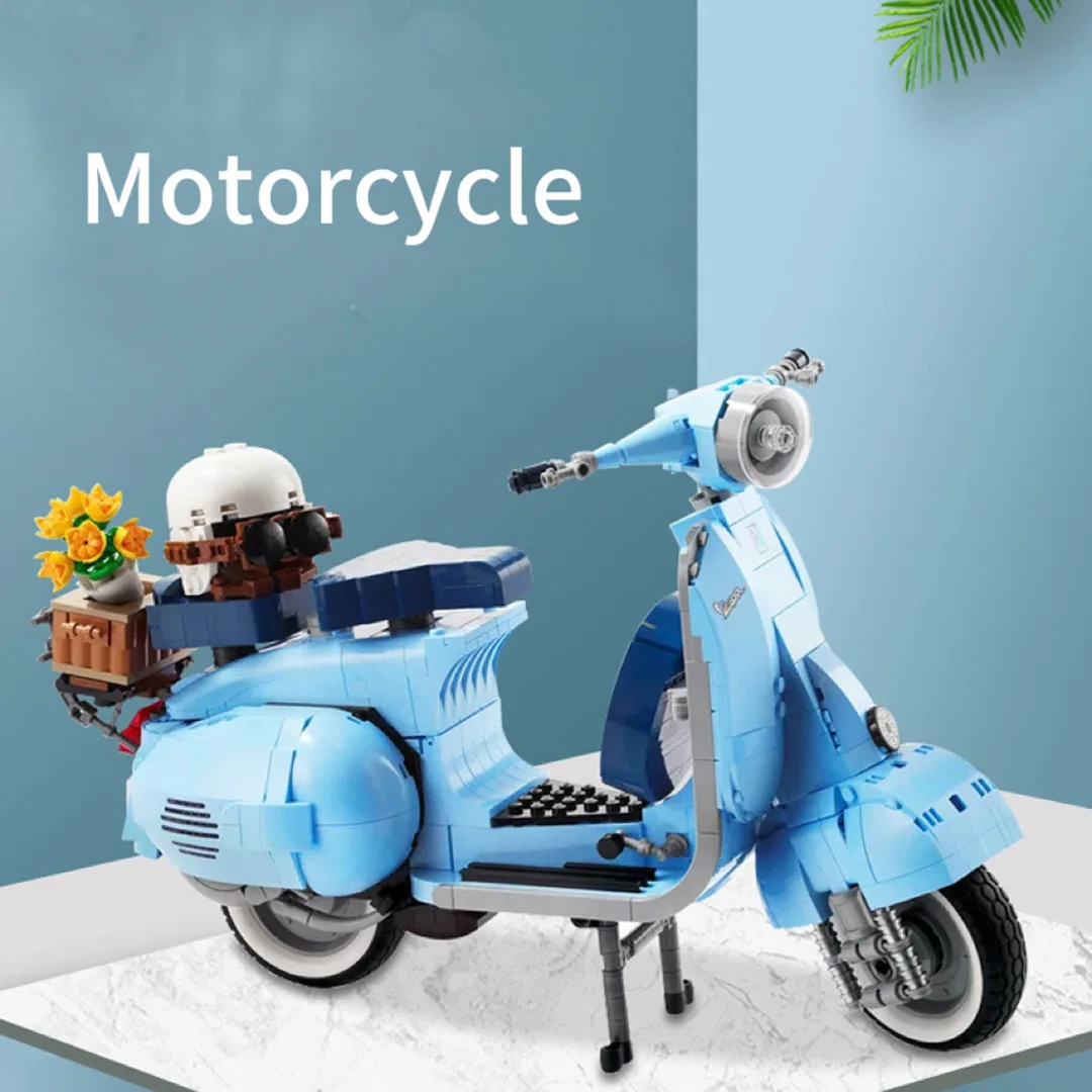 

Children's Simulated Block Motorcycle Model Restoration Real Structure Puzzle Assembly Toy Plastic Product Assembly Model