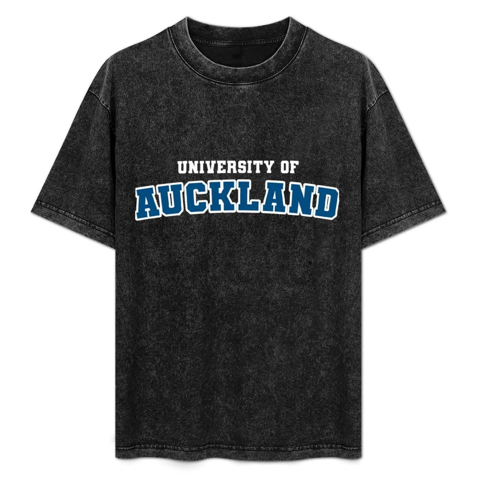 

University of Auckland T-Shirt Minimalist Plain Crew Neck T-Shirt