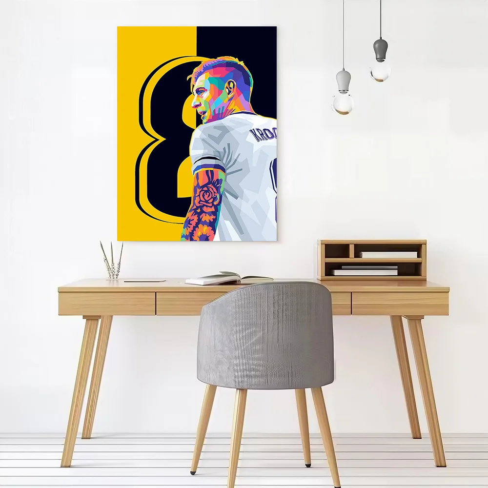 Toni Kroos Printed Canvas Poster Custom Pictures Wall Art Canvas Painting for Living Room Decoration Gaming Home Decorations