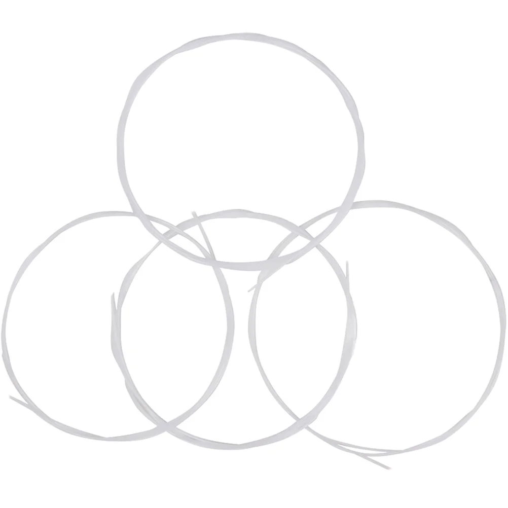 

4 Nylon Ukulele Strings Durable Clear Tone Replacement Parts Musical Instrument Accessories Ukulele Maintenance