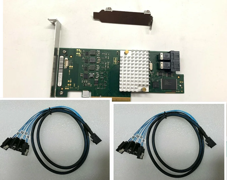 

Для Fujitsu LSI CP400i D3307-A12 12G RAID LSISAS3008 PCI 3,0 RAID0/1/5/10/50 = 9300-8I 9341-8I с 2 шт. 8643-sata