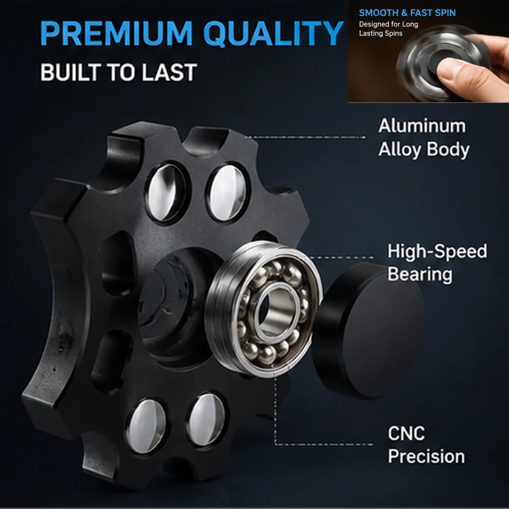 Metal Magnetic Slider Transform Hand Spinner Push Card Mini EDC Stress Relief Push Card Adult Fidget Toys Anti Anxiety