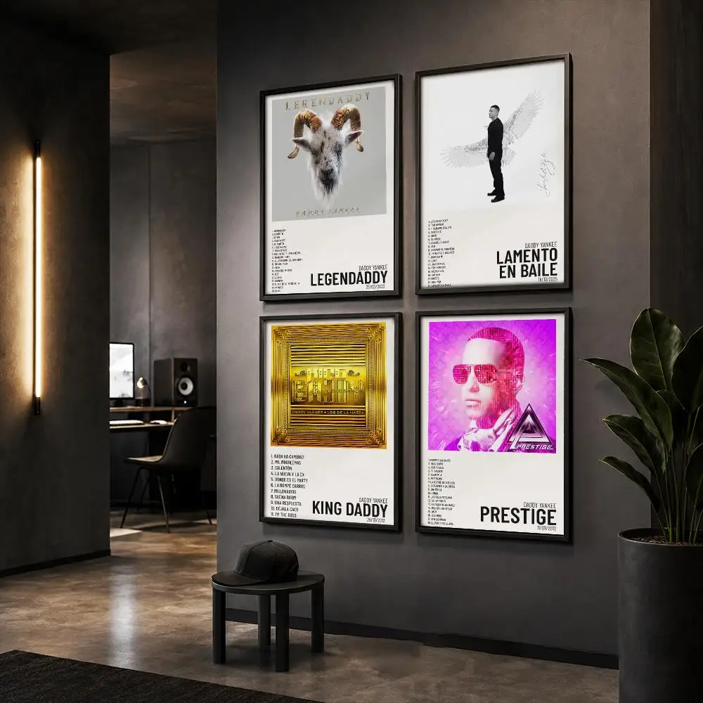 Pop Rapper D-Daddy Y-Yankee Poster HD Home Wall Stickers House Hallway Living Room Bedroom Bar Office Decor Art Prints