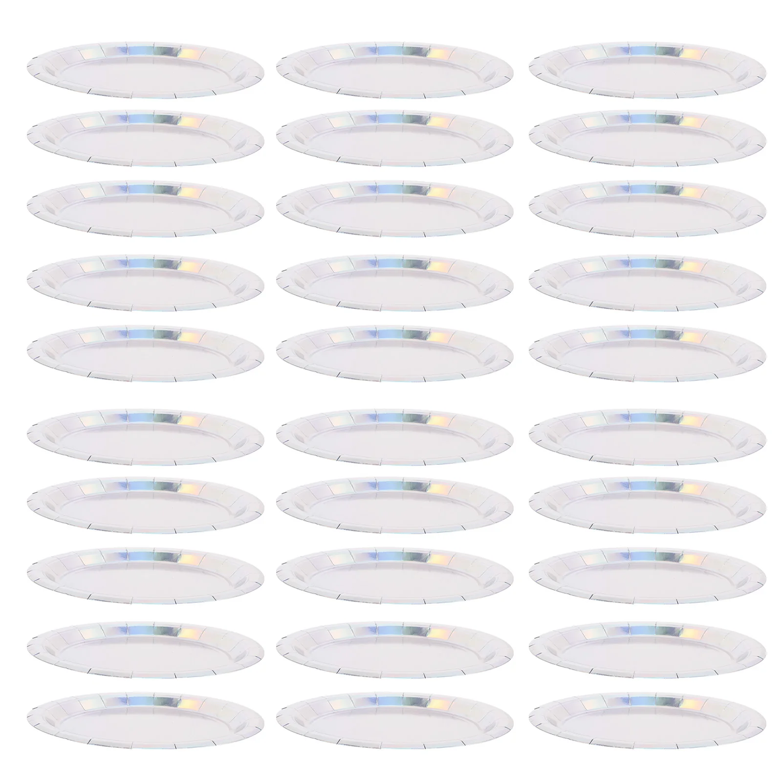 

50Pcs Disposable Paper Plates Versatile Party Supplies Appetizer Cake Serving Dinnerware Party Plates Appetizer Plate